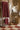 Lava red handwoven Turkish cotton loop towels on a wooden towel ladder